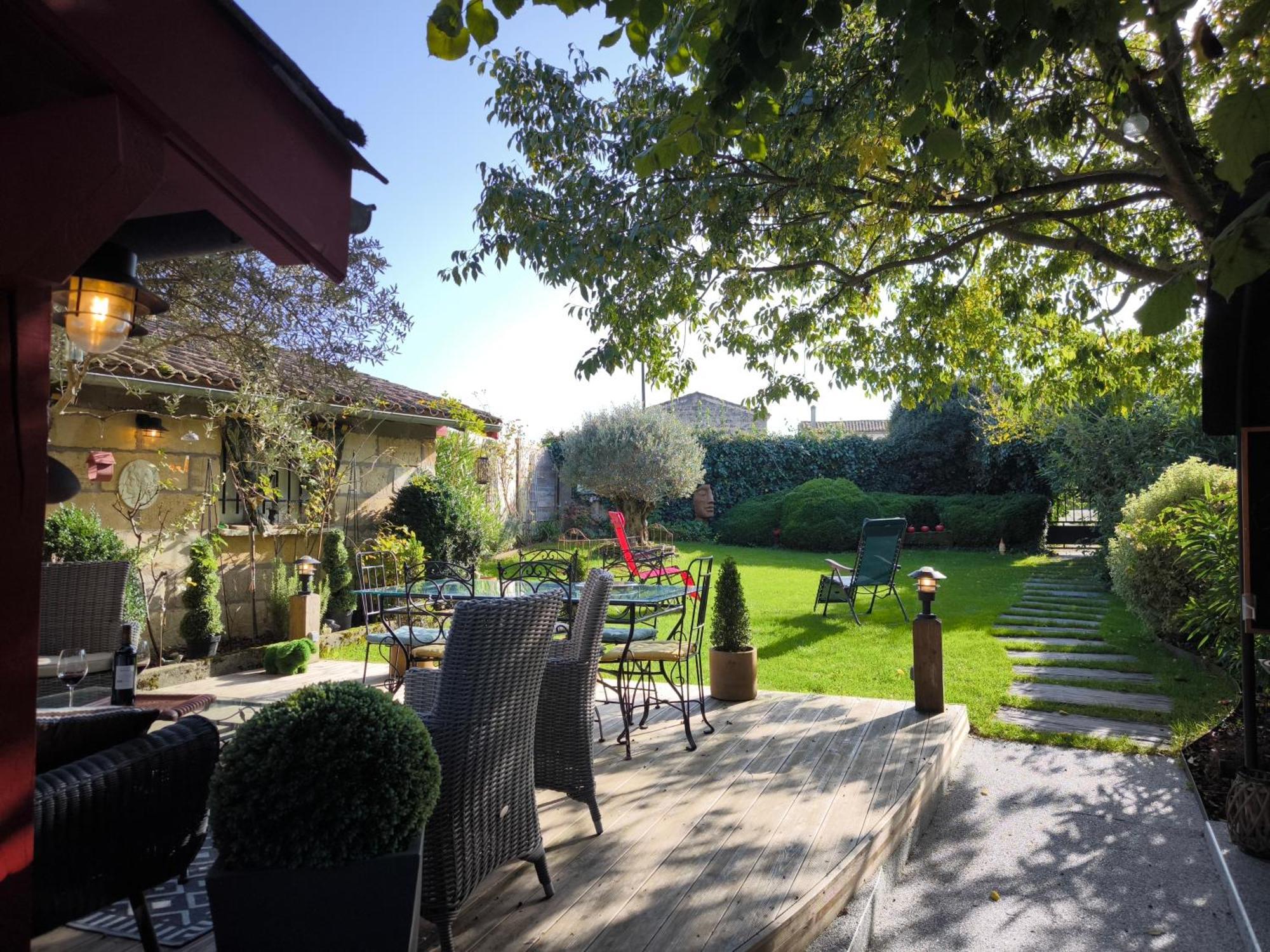Le Jardin Villemaurine Saint-Émilion Exterior foto